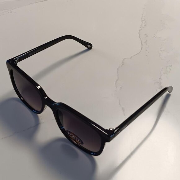 FOSSIL Sunglasses Black Frame and Lens FW218 NEW - Picture 5 of 10